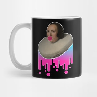 Funny Meme, Guy With Lips and Paint Mug